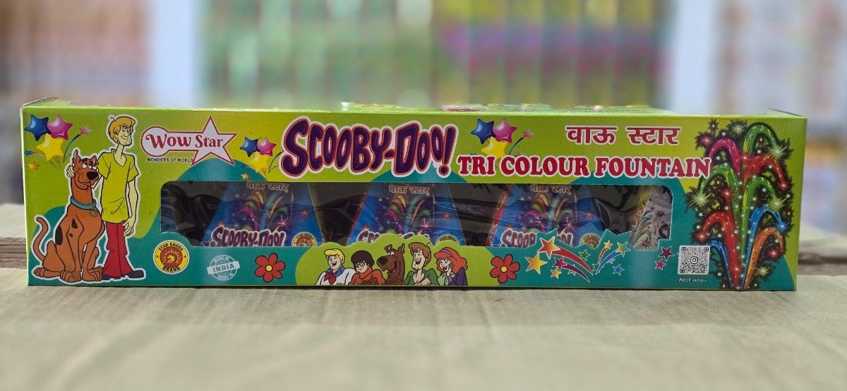 Scooby-Doo Tri Color Fountain (5PCS)