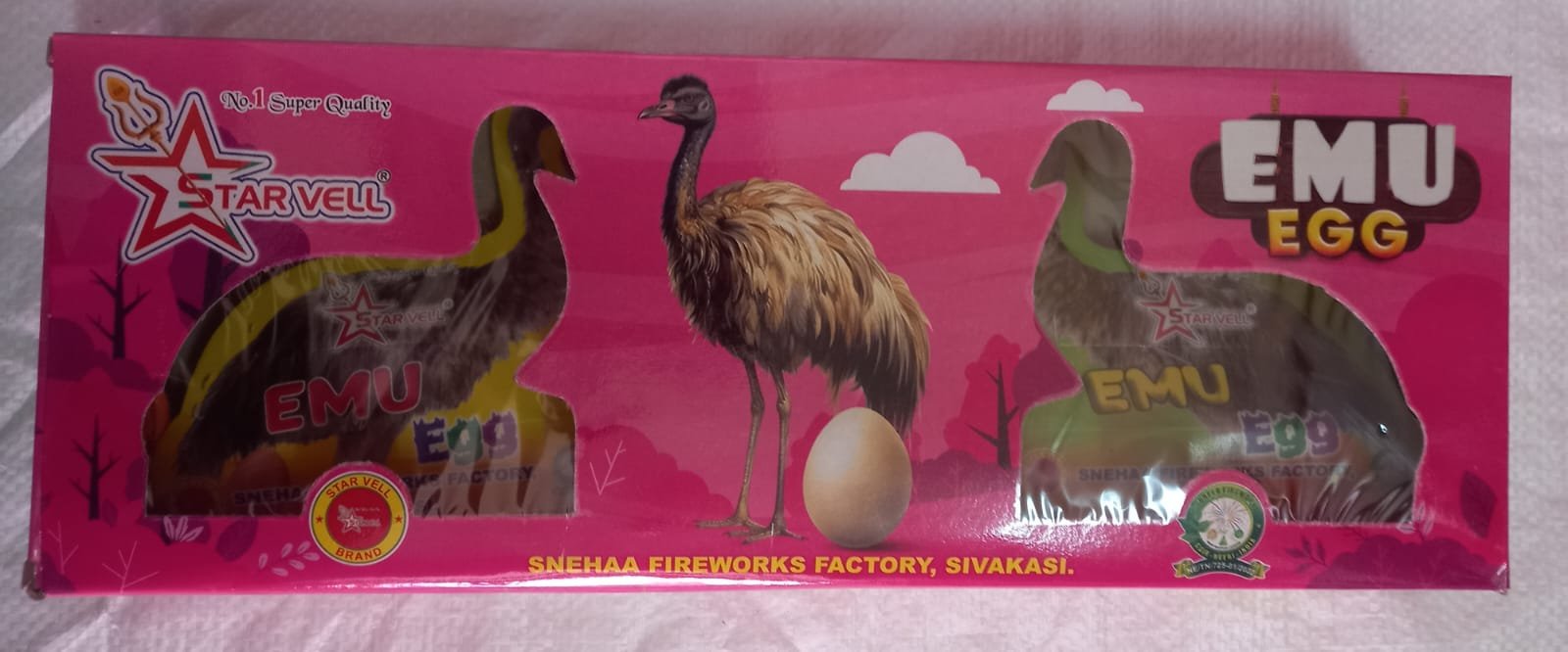 Emu Egg Fountain Bloon (2PCS)